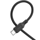 Дата кабель HOCO X90 Cool silicone USB to Type-C (1m) (Black) (199125) - зображення 3