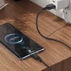 Дата кабель HOCO X90 Cool silicone USB to Type-C (1m) (Black) (199125) - зображення 5