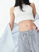 Топ женский H&M 1049251002c33 S Белый (KC1000000052718) - изображение 1