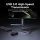 Коммутатор UGREEN AK700 DisplayPort 8K Dual Monitor KVM Switch 2 in 2 Out с возможностью совместного использования монитора, клавиатуры, мыши, принтера с поддержкой HDR 3D для 2 ПК Black (55851) - изображение 4