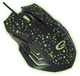 Mysz Esperanza MX212 Galaxy USB Black/Green (5901299945445) - obraz 2