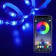 Умная светодиодная Smart LED лента RGB 5050 с Bluetooth приложением комплект 5 метров водостойкая от USB многоцветная самоклеющаяся блютуз диодная лед гирлянда ргб с пультом 5 вольт для подсветки и освещения - изображение 2