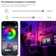 Умная светодиодная Smart LED лента RGB 5050 с Bluetooth приложением комплект 5 метров водостойкая от USB многоцветная самоклеющаяся блютуз диодная лед гирлянда ргб с пультом 5 вольт для подсветки и освещения - изображение 4