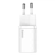 Сетевое зарядное устройство Baseus Super Si Quick Charger 1C 25W EU CCSP020102 White - изображение 4