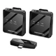 Мікрофон бездротовий, петличний Vention, подвійний, USB Type-C 2-Pack Wireless Lavalier Black (NCBB0) - изображение 1