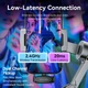 Мікрофон бездротовий, петличний Vention, подвійний, USB Type-C 2-Pack Wireless Lavalier Black (NCBB0) - изображение 3