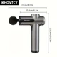 Массажный пистолет Dhovtcy Smart Fascia Gun N3, серый, 99 скоростей, 4 насадки, аккумулятор 1800 mAh, USB-C - изображение 3