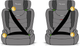 Автокрісло Nukido Louis Soft 15-36 кг ISOFIX Чорне (5903890622978) - зображення 6