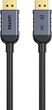 Kabel Unitek DisplayPort - DisplayPort 1 m Space Grey (C1628GY01-1M) - obraz 1