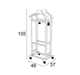 Вішак для одягу Arredamenti Mixer коричневий 105 x 46 см (8023856203120) - зображення 6