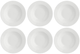 Zestaw talerzy La Porcellana Bianca Essenziale porcelana 23 cm 6 szt (8027549102318) - obraz 1
