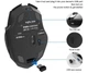 Бездротова ігрова комп'ютерна миша INPHIC F1 Bluetooth +2,4G на акумуляторі чорно-сіра - зображення 10