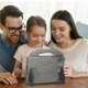 Противоударный детский силиконовый чехол EVA Kids Like с подставкой на Lenovo Idea Tab 11" TB336FU, TB336ZU / Xiaoxin Pad 11 2025 (Серый) - изображение 7