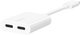 Adapter Belkin RockStar 2x USB-C Audio + Charge White (F7U081BTWH) - obraz 3