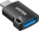 Adapter Unitek USB-C - USB-A 10Gbps Black (A1048ABK01) - obraz 3