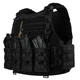 Плитоноска Warmor Gen.4 (Комплект 4 подсумки) с системой быстрого сброса. Molle. Цвет Черная - изображение 1