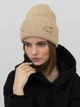 Шапка Malisa Бруно Metal 15-1613MET-PM-11 One Size Бежевая - изображение 1