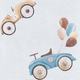 Матрац сповивальний складаний Ceba Baby Basic Retro Cars 60 x 40 см (5907672333076) - зображення 2