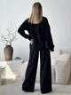 Кардиган с примесью шерсти вязаный женский ARTKNIT Casual Wool L-XL Черный (2251948405015) - изображение 6