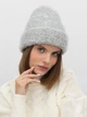 Шапка женская Malisa Мішель 15-1657-CM-150 One Size Светло-серая - изображение 1