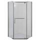 Душевая кабина с низким поддоном Mixxus LINES SCT01-90x90x198-TR GRAPHITE прозрачное стекло 6мм (MI6914) - изображение 1