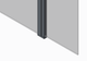 Душевая перегородка Koer SR SP03-30x200-TR-01 Walk-In (двиг. часть) прозрачное стекло Easy Clean 8мм, хром (KR5399) - изображение 3