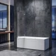 Шторки стеклянные на ванну Koer SR BS05-90x140-TR-01 прозрачное стекло Easy Clean 6мм, хром (KR5372) - изображение 9