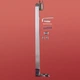 Двері в нішу Koer SR SD04-100x200-TR-01 прозоре скло Easy Clean 10мм, хром (KR5386) - зображення 2