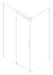 Боковая стенка для кабины Koer SR SW01-90x200-TR-07 прозрачное стекло Easy Clean 8мм, графит (KR5382) - изображение 15