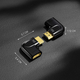 Adapter Unitek 8K HDMI 90 and 270 Degree Vertical Flat Black (A1047ABK03) - obraz 6