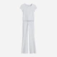 Подростковый комплект (футболка + штаны) для девочки H&M 271233806_lightgrey 170 см Светло-серый (2727000032647) - изображение 1