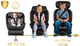Fotelik samochodowy Nukido Prestige Line 0-36 kg ISOFIX Czarno-szary (5903890626631) - obraz 10