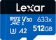 Карта пам'яті Lexar High-Performance microSDXC 512GB UHS-I U3 V30 + SD-адаптер (LSDMI512BB633A) - зображення 1