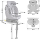 Fotelik samochodowy Nukido Prestige Line 0-36 kg ISOFIX Szary (5903890626679) - obraz 11