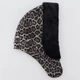 Капор женский Vilss Empty Chashemir/Chinchilla Empty Conerentola Leopard VL2112-L3-Bl-E One Size Лоэ Серый/Черный - изображение 1