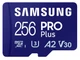 Карта памяти Samsung PRO Plus microSDXC 256GB UHS-I U3 V30 + USB-адаптер (MB-MD256SB/WW) - изображение 2