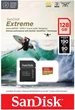 Карта памяти SANDISK Extreme microSDXC 128GB UHS-I U3 V30 + SD-адаптер (SDSQXAA-128G-GN6AA) - изображение 5