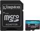 Карта памяти Kingston Canvas Go! Plus microSDXC 64GB UHS-I U3 V30 + SD-адаптер (SDCG4/64GB) - изображение 1