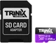 Карта памяти TriniX microSDXC 256GB UHS-I U3 V30 + SD-адаптер (90-00037) - изображение 1
