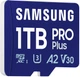 Карта памяти Samsung PRO Plus microSDXC 1TB UHS-I U3 V30 + SD-адаптер (MB-MD1T0SA/EU) - изображение 5