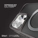 Etui plecki Etteri Matt Mag Ring do Apple iPhone 15 Pro Max 6.7 Grey (GSM190636) - obraz 8