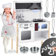 Drewniana kuchnia dla dzieci RICOKIDS RC-846 (5903890613679) - obraz 3