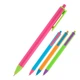 Ручка масляная Axent Reporter Color синий mix 4 дизайна 0,7 мм автомат (AB1069-02-A) - изображение 1