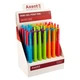 Ручка масляная Axent Reporter Color синий mix 4 дизайна 0,7 мм автомат (AB1069-02-A) - изображение 6
