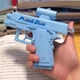 Водяной пистолет Prank Gun, двухсторонний бластер для розыгрышей, синий цвет, Код 00-0660 - изображение 6