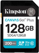 Карта пам'яті Kingston SDXC 128GB Canvas Go! Plus G4 Class 10 UHS-I U3 V30 (SDG4/128GB) - зображення 1