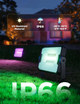 Набір настінних світильників Govee H8057 Outdoor FLood Lights, 4шт, RGBICWW, WI-FI/Bluetooth Чорний (H8057C11) - зображення 2