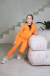 Спортивний костюм на блискавці для дівчаток Ginger Cat 110 см Помаранчевий - зображення 3