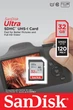 Карта памяти SANDISK Ultra SDHC 32GB UHS-I U1 (SDSDUN4-032G-GN6IN) - изображение 2