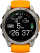 Smartwatch Garmin fenix 8 51mm AMOLED Sapphire Titanium with Spark Orange and Graphite Silicone Band (010-02905-11) - obraz 4